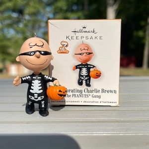 2010 Hallmark Charlie Brown Skeleton Costume